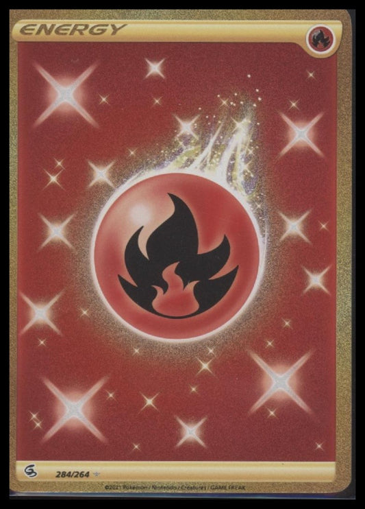Fire Energy (Secret) SWSH08: Fusion Strike #284/264
