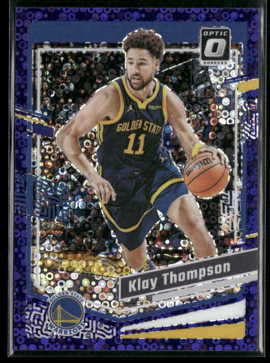 2023-24 Donruss Optic #189 Klay Thompson Fast Break Purple #/99