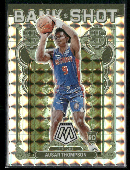 2023-24 Panini Mosaic #7 Ausar Thompson Bank Shot Mosaic Prizm