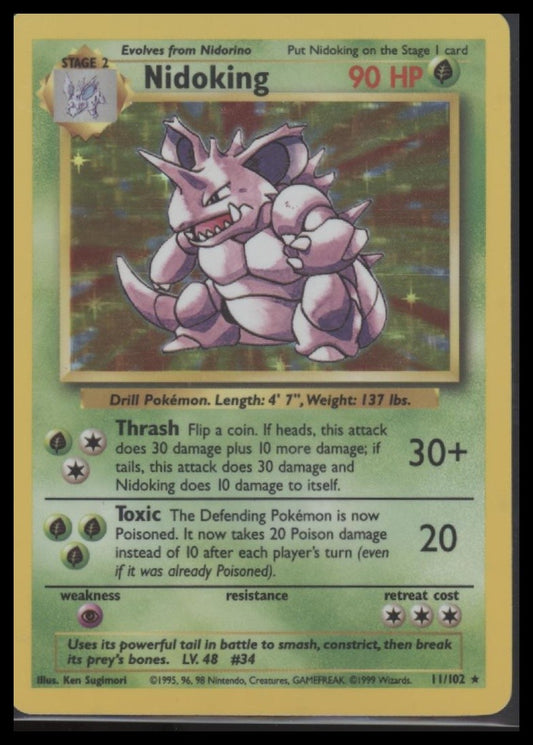 Nidoking Base Set #011/102