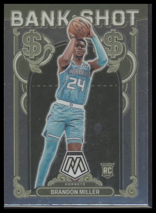 2023-24 Panini Mosaic #14 Brandon Miller Bank Shot