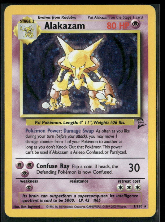 Alakazam Base Set 2 #001/130