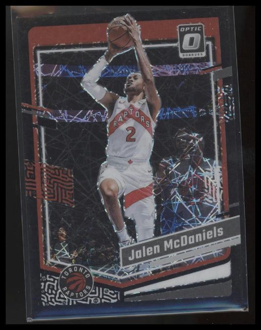 2023-24 Donruss Optic #79 Jalen McDaniels Black Velocity #/39