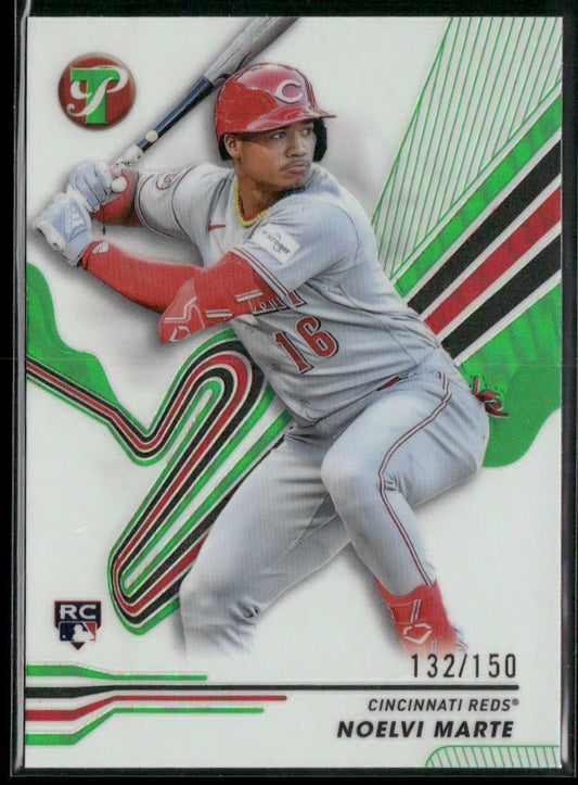 2024 Topps Pristine #68 Noelvi Marte Green Refractors #/150