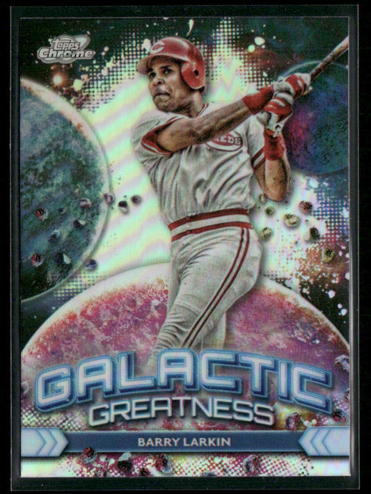 2024 Topps Chrome Cosmic #GG-22 Barry Larkin Galactic Greatness