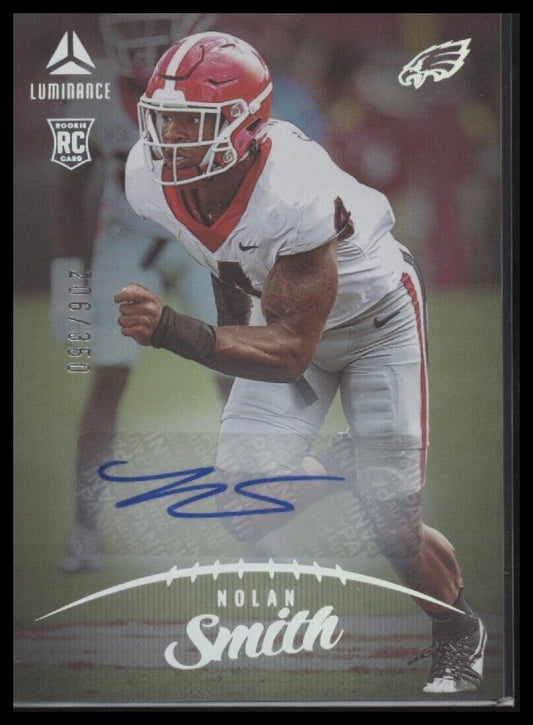 2023 Panini Luminance #161 Nolan Smith Autographs #/350