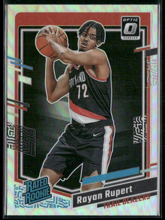 2023-24 Donruss Optic #248 Rayan Rupert Holo
