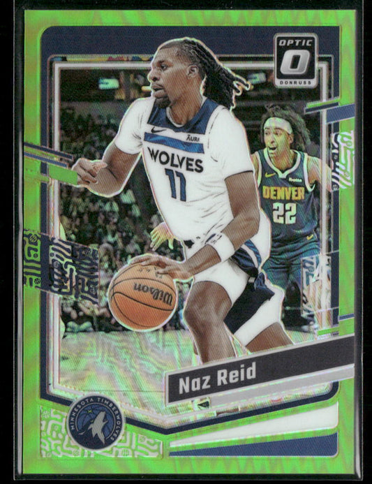 2023-24 Donruss Optic #192 Naz Reid Lime Green #/149