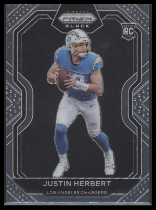 Justin Herbert 2020 Panini Chronicles #PB-3 Prizm Black