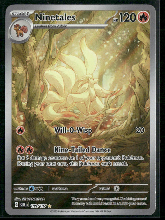 Pokemon Obsidian Flames #199/197 Ninetales -199/197