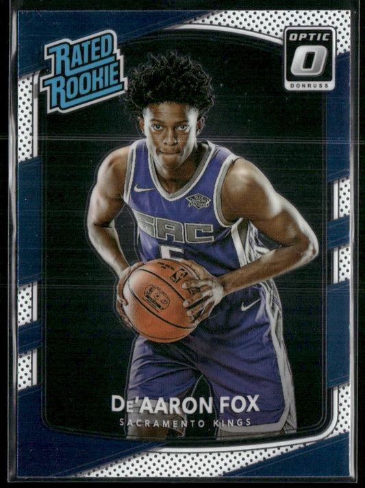 2017-18 Donruss Optic #196 De'Aaron Fox