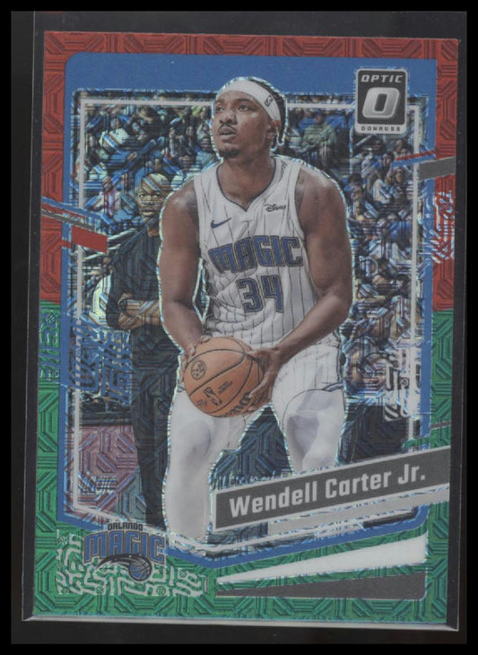 2023-24 Donruss Optic #89 Wendell Carter Jr. Choice Red and Green