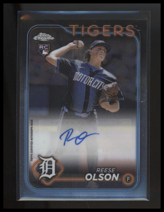 2024 Topps Chrome Update #AC-REES Reese Olson Autographs