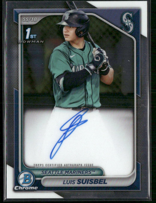 2024 Bowman Chrome #CPA-LS Luis Suisbel Prospects Autographs