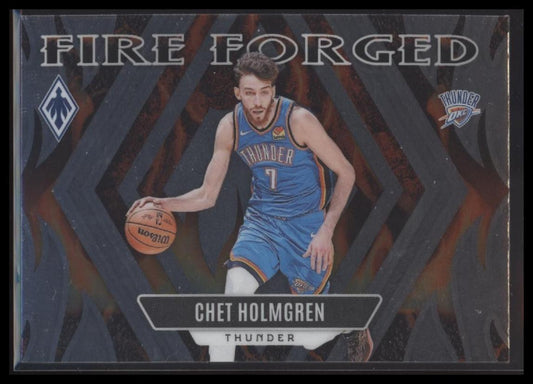 2023-24 Panini Phoenix #3 Chet Holmgren Fire Forged Silver