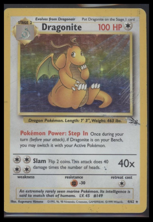 Dragonite (4) Fossil #04/62