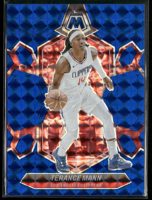 2023-24 Panini Mosaic #14 Terance Mann Blue #/199
