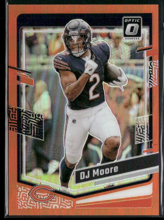 2023 Donruss Optic #34 DJ Moore Orange #/249