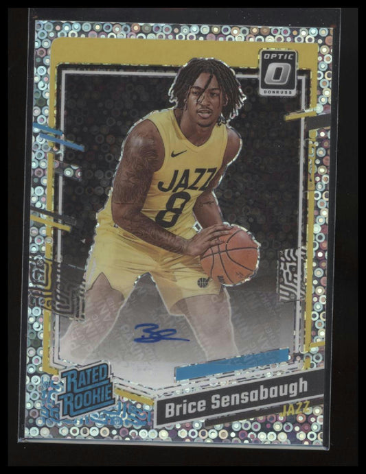 2023-24 Donruss #292 Brice Sensabaugh Rated Rookies Signatures Choice