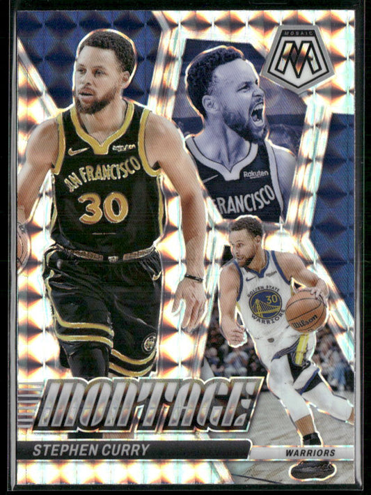 2023-24 Panini Mosaic #25 Stephen Curry Montage Mosaic