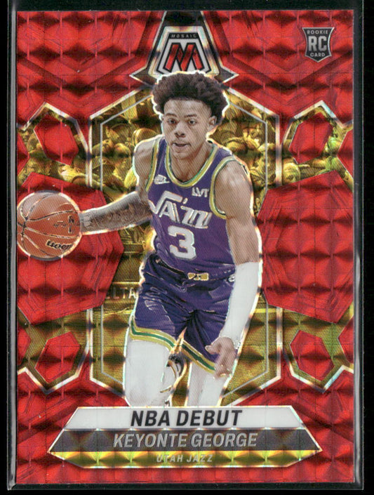 2023-24 Panini Mosaic #251 Keyonte George Red