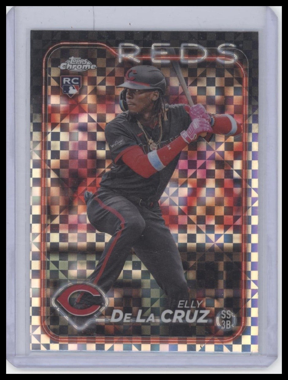 Elly De La Cruz 2024 Topps Chrome #44 X-Fractors