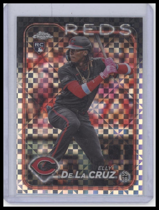 Elly De La Cruz 2024 Topps Chrome #44 X-Fractors