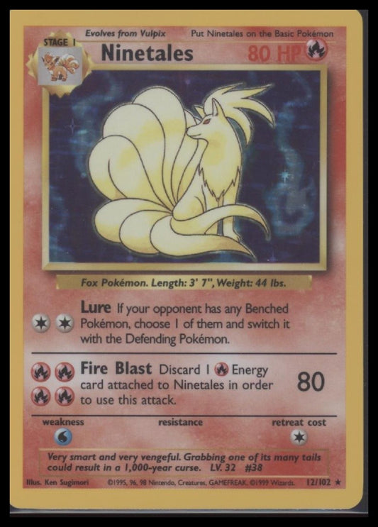 Ninetales Base Set #012/102