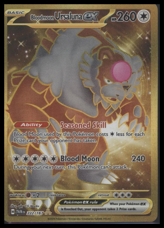 Bloodmoon Ursaluna ex SV06: Twilight Masquerade #222/167