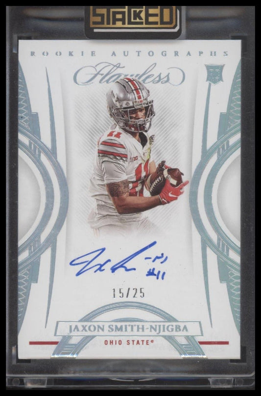 Jaxon Smith-Njigba 2023 Panini Flawless Collegiate #97 #/25