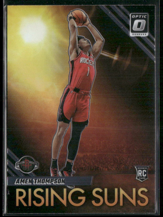2023-24 Donruss Optic #15 Amen Thompson Rising Suns Holo