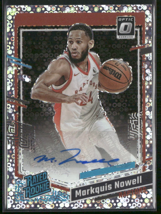 2023-24 Donruss Optic Markquis Nowell Choice Auto
