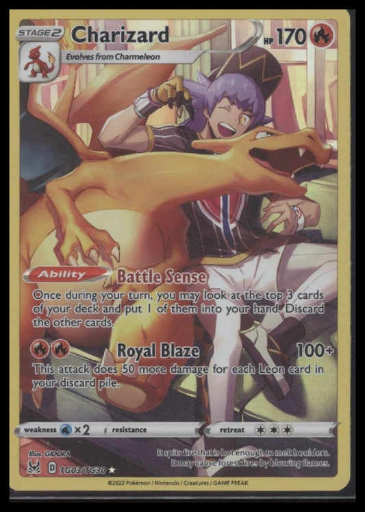 Charizard SWSH11: Lost Origin Trainer Gallery #TG03/TG30