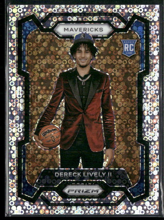 2023-24 Panini Prizm #163 Dereck Lively II Prizms Fast Break