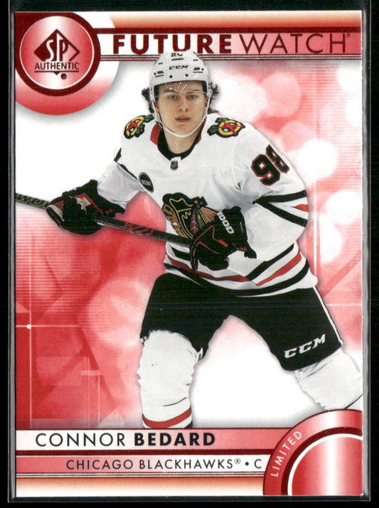 2023-24 SP Authentic #200 Connor Bedard Limited Red
