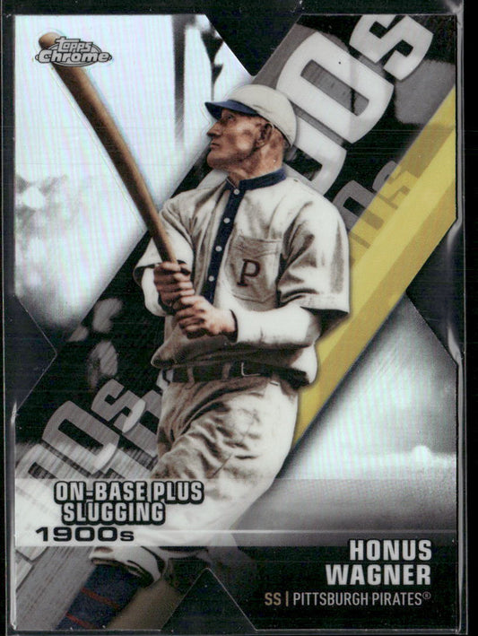 2020 Topps Chrome #DOD-11 Honus Wagner Decade of Dominance Die Cut