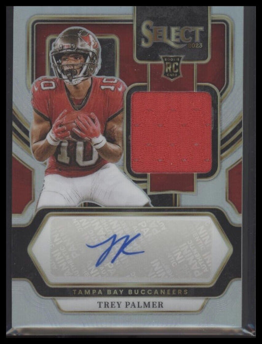 2023 Panini Select #RSM-TPA Trey Palmer Rookie Signature Memorabilia Prizm #/199