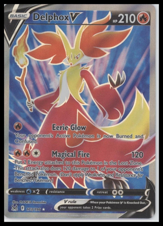 Delphox V (Full Art) SWSH11: Lost Origin #173/196