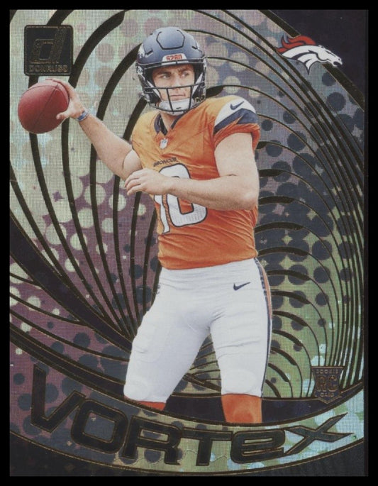 Bo Nix 2024 Donruss #VOR-BNI Vortex