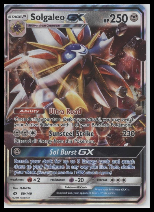 Solgaleo GX SM Base Set #89/149