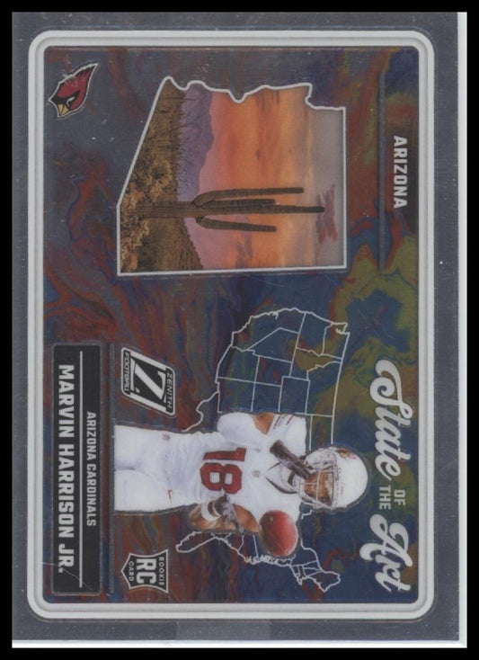 Marvin Harrison Jr. 2024 Panini Zenith #22 State of the Art