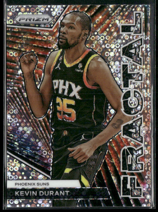 2023-24 Panini Prizm #9 Kevin Durant Fractal Prizms Fast Break