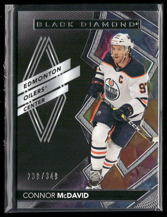 2020-21 Upper Deck Black Diamond #BDB-MC Connor McDavid #/349