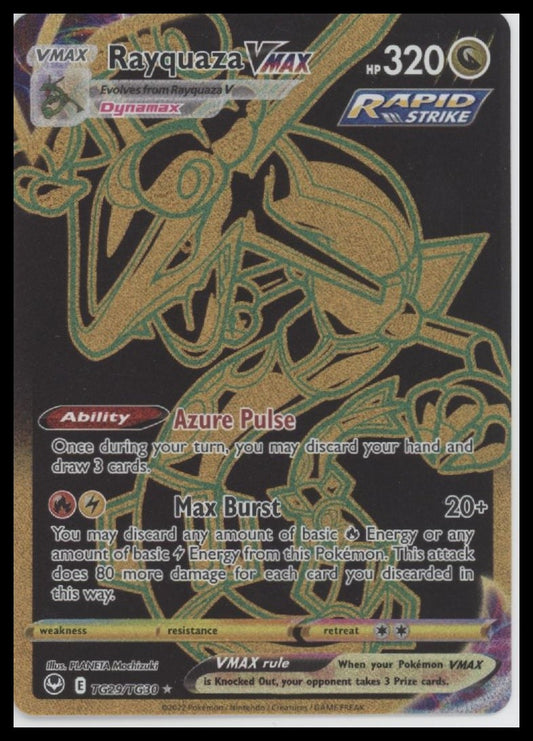 Rayquaza VMAX (Secret) SWSH12: Silver Tempest Trainer Gallery #TG29/TG30