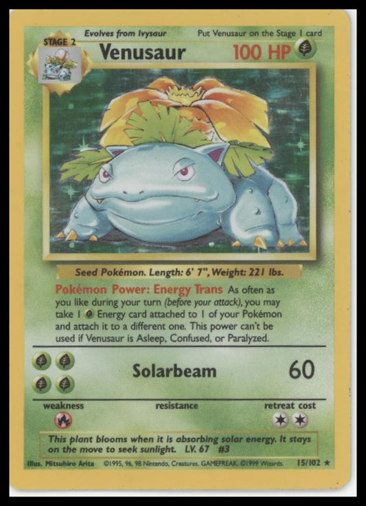 Venusaur Base Set #015/102