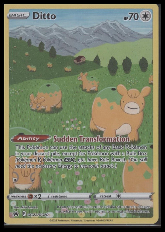 Ditto Crown Zenith: Galarian Gallery #GG22/GG70