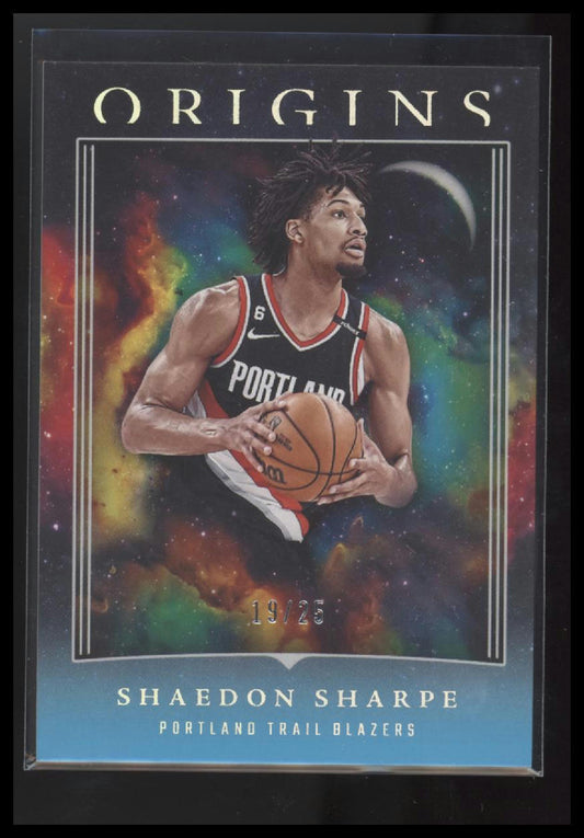 2023-24 Panini Origins #1 Shaedon Sharpe Turquoise #/25