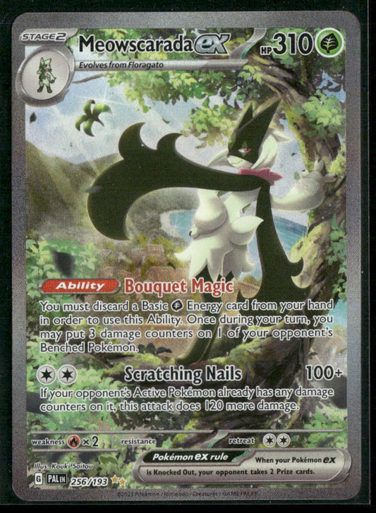 Pokemon SV02: Paldea Evolved #256/193 Meowscarada ex
