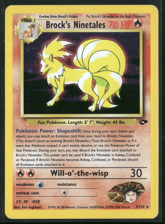 Gym Challenge #003/132 Brock's Ninetales