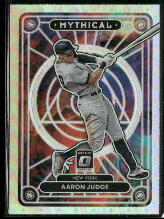 2022 Donruss Optic #MTH-15 Aaron Judge Mythical Holo Prizm